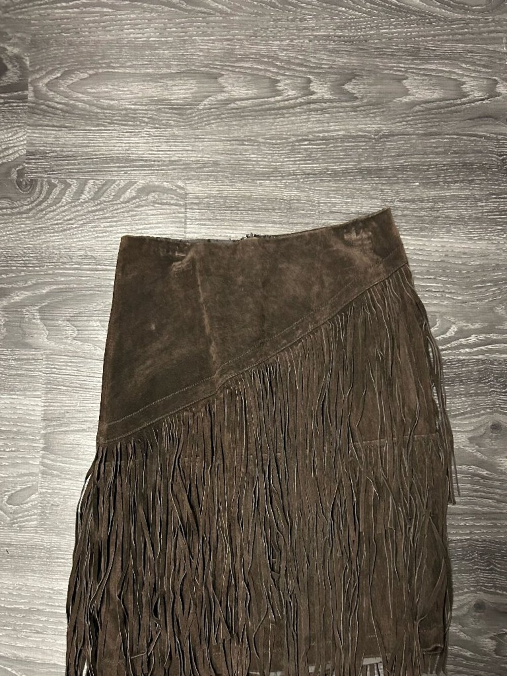 Ariat Suede Fringe Mini Skirt - Picture 2 of 4